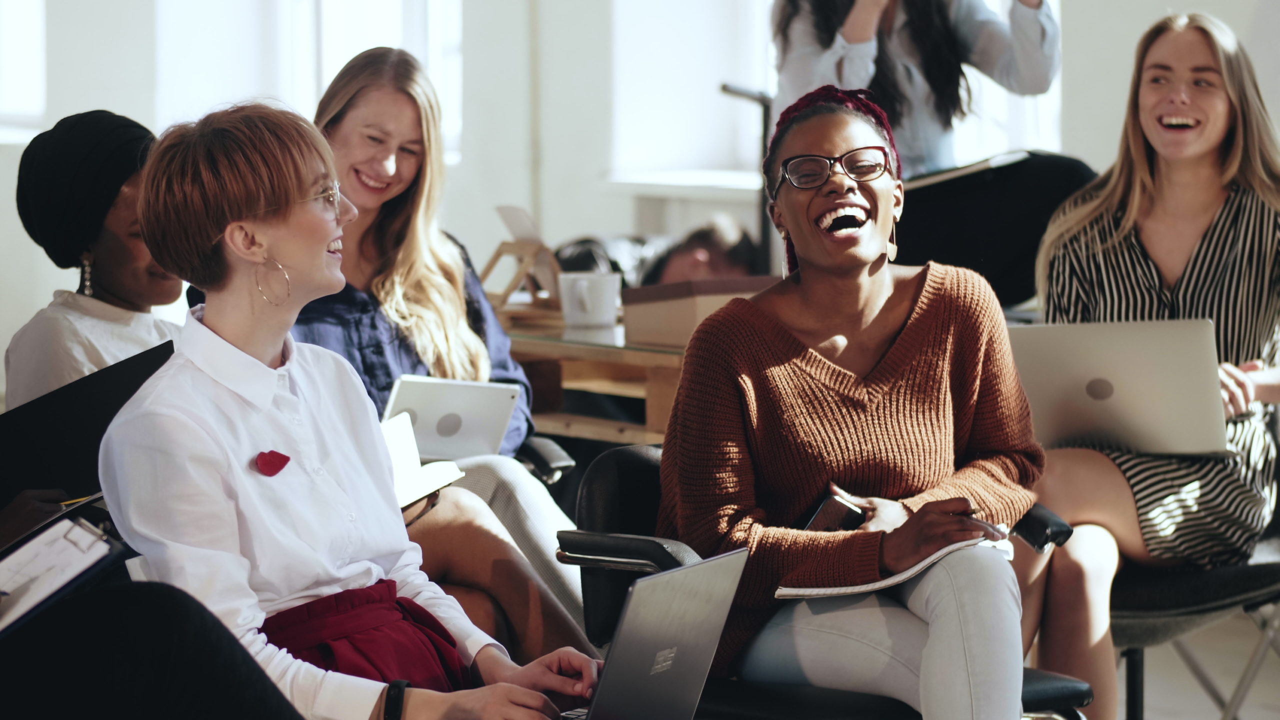 Women networking