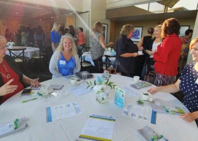 CLEO Kickoff Meeting 2023 - ladies at a table