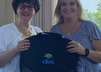 CLEO Kickoff Meeting 2023 - Kathy Breitenbucher and Diane Martin