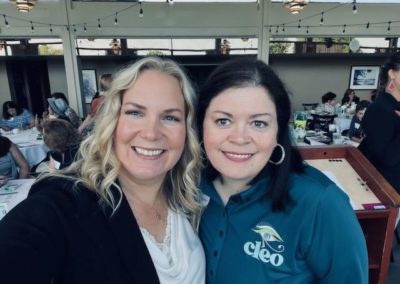 CLEO Kickoff Meeting 2023 - Leslianne Lake and Heather Taylor