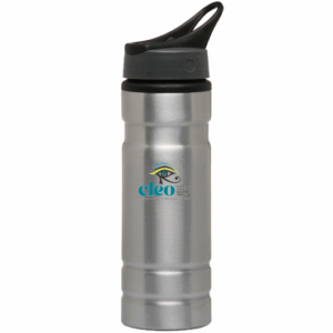 CLEO Logoed Aluminum Water Bottle - 27.25 ounces