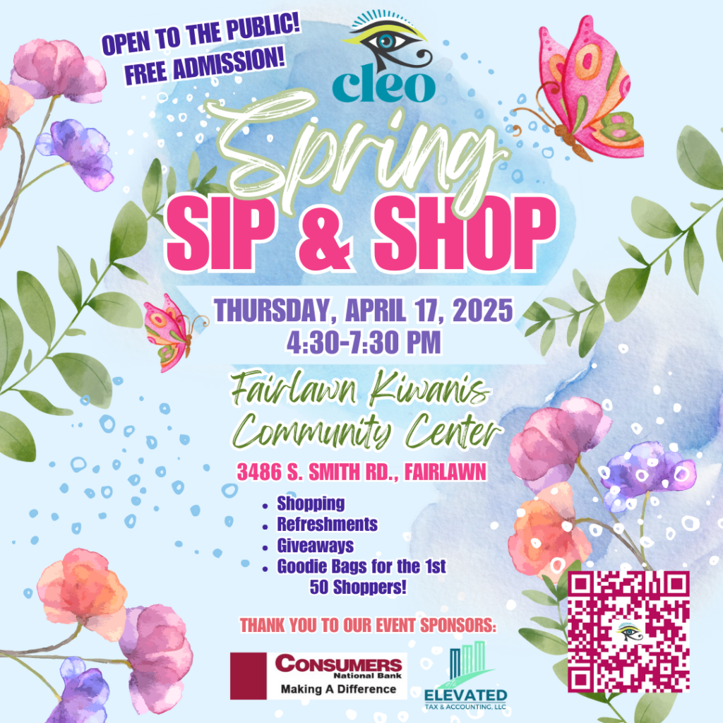 Spring Sip and Shop - April 17 from 4:30 - 7:30 pm