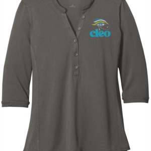 CLEO Port Authority ® Ladies UV Choice Pique Henley Shirt